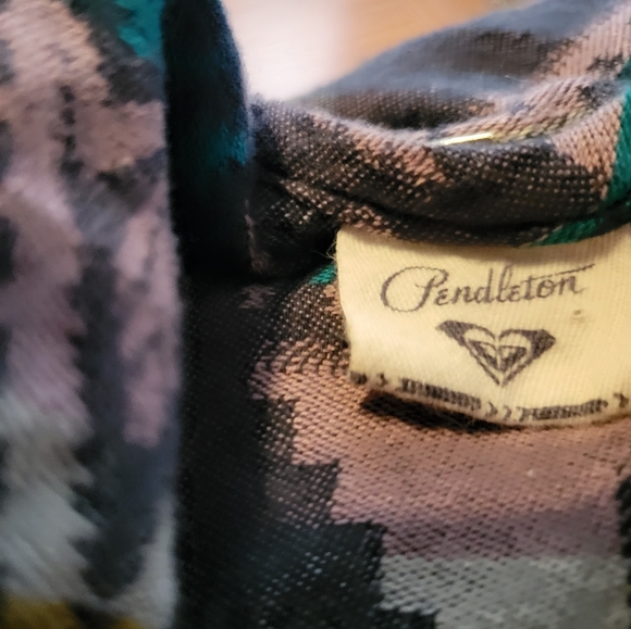 ROXY Pendelton Dress Coverup, Large - Picture 7 of 9